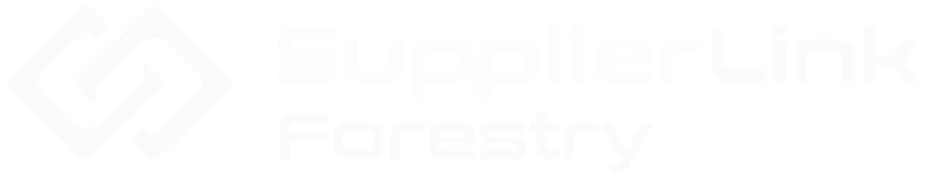 SupplierLink Forestry - White Logo